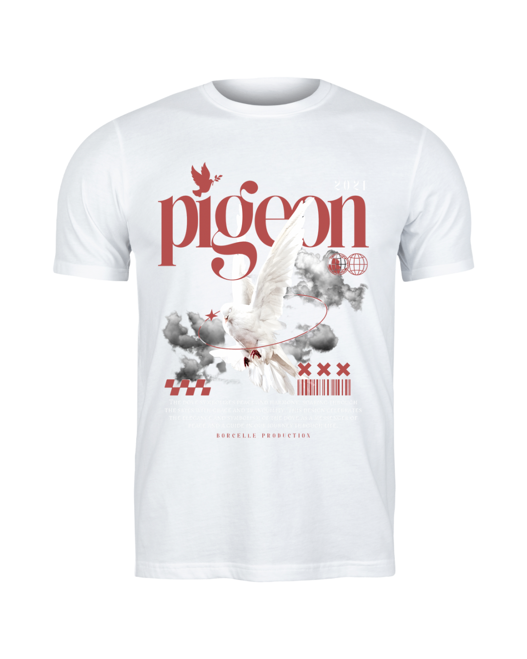 Short sleeve t-shirt-Pigeon-variant-1