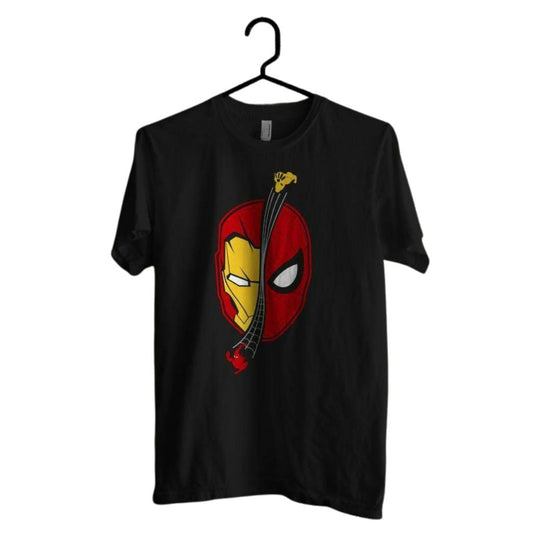 Round Neck Short sleeve T-Iron Man/Spider Man