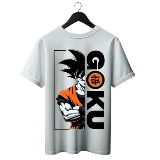 Round Neck Short sleeve T-Shirt-Son Goku