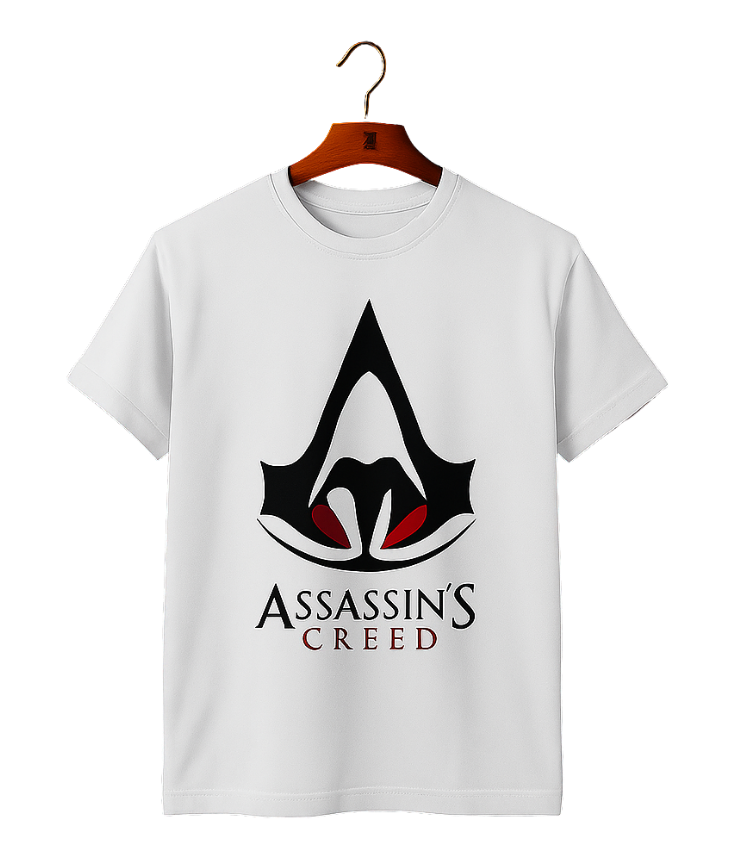 Round Neck Short sleeve T-shirt-Assasins Creed